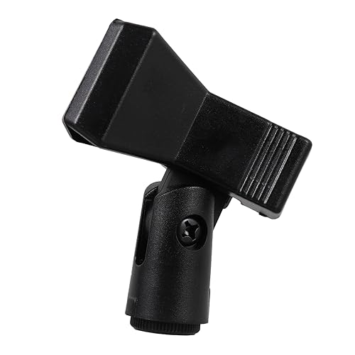 Milisten Desk Clip Mic Stand Accessory Microphone Holder 3/8 Inch 5/8 Inch Adapter Easy Adjustment