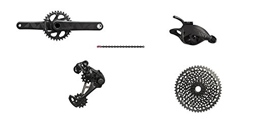 SRAM XX1 Eagle BB30 Boost 175 Black Edition 32T Plato 10-50T Negro Cassette