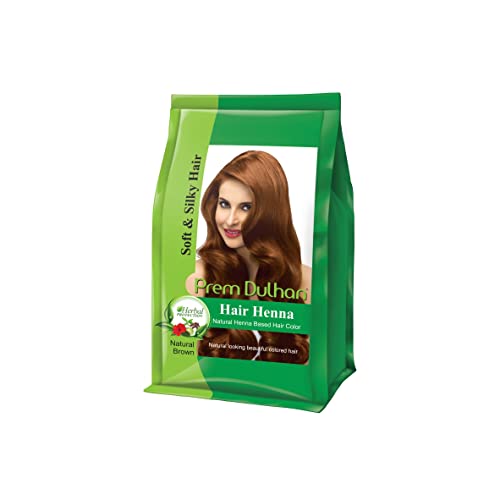 Prem Dulhan Henna para Cabello 125 g Color Marrón Natural miniatura 1