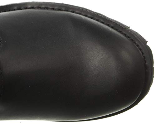 RIDETECS 16" Motorcycle Men’s Side Boot Zipper Oiled Leather Boots4