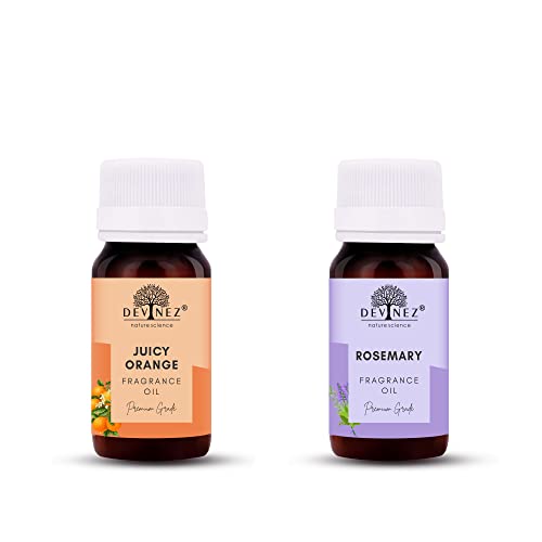 Image of Devinez Orange, Rosemary Aroma Oil for Ultrasonic Tealight Aroma Diffuser (60ml Each)