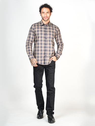 Image of Allen Cooper Checks Shirts for Men - 100% Cotton Comfort Fit Casual and Formal Shirt - Breathable, Soft, Classic Style (Multiple Colors)