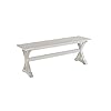 Boraam Jamestown Dining Bench, Antique White