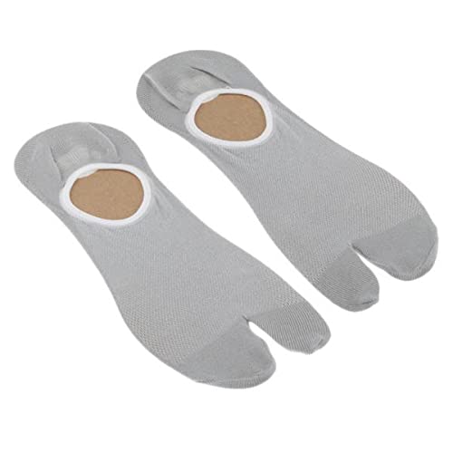 enakshi (label) 2x1 Pair Male Split 2 Toe Flip Flop Socks Tabi Socks Sports Anklets Light Gary|Clothing Shoes & Accessories | Mens Clothing | Socks-picture-28