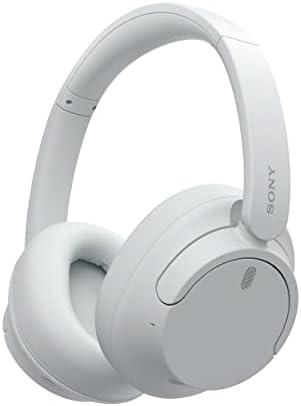 Sony WH-CH720N Active Noise Cancellation Wireless Bluetooth Over Ear Headphones with Mic, Adaptive Sound Control, Quick Charge, Up to 35Hrs Battery, Customized EQ- White