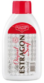 Mautner Markhof mostaza al estragón, picante caliente, Stehtube - 1,3 kg