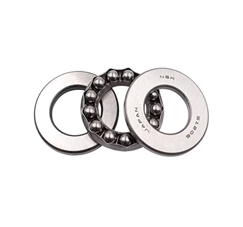 Butée à billes axiale 51205 en métal pour roulement de pièces