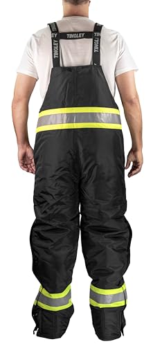 Image of TINGLEY Cold Gear Men's Overalls Outerwear with Adjustable Suspender Straps, Water Repellent, O28223C /Type O or O28243