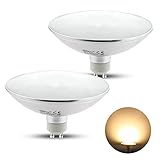 【GU10 AR111 Lampe】Sockel GU10, Bauform AR111, Abmessungen: Ø 111 x 72 mm, AC 230V, GU10 Fassung ist extrem einfach zu installieren.