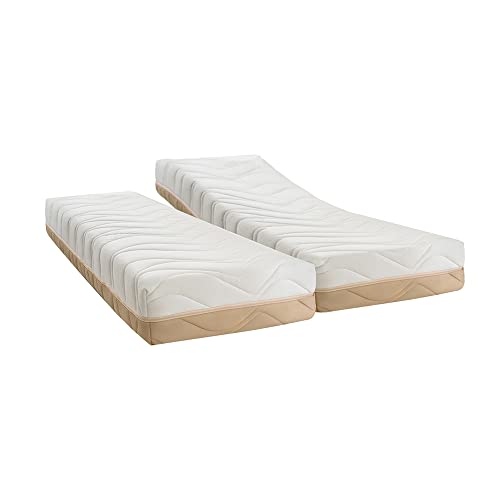 BELLECOUR Matelas Senso Visco 2x80x190 cm | Mousse à mémoire de Forme