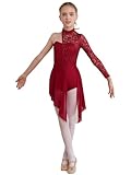 Photo Gallery inhzoy abito da pattinaggio artistico bambina manica lunga vestito da balletto ginnastica artistica body da danza classica ballerina strass leotards vestito da ballo lirico borgogna e 13-14 anni Photo Gallery inhzoy abito da pattinaggio artistico bambina manica lunga vestito da balletto ginnastica artistica body da danza classica ballerina strass leotards vestito da ballo lirico borgogna e 13-14 anni