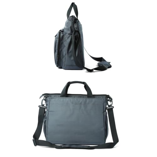 Bolso Mensajero Kisangel Oxford Gran Capacidad Gris miniatura 5