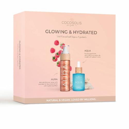 Cocosolis Glowing&Hydrated Set huile corps scintillante hydratante