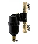 Team Controls Magnetic Boiler Filter 22mm Inline for Central Heating inc Full Bore Valves with Metal Handle - Team Supplies TCFILTER