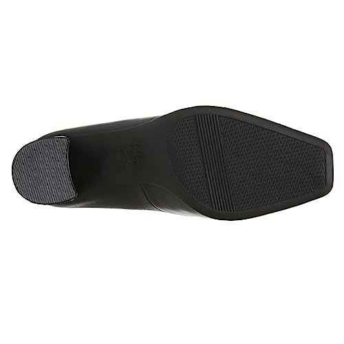 Naturalizer H1323S1-001 Womens Warner Square Toe Block Heel Pump,Black Smooth,9.5 thumb #7