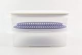 Original Tupperware Tupperware Cool`N Fresh 1,5 L Behälter(2)+Frischegitter lila+Verschlussdeckel 35117