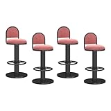 ★【Lieux d'utilisation】Ce tabouret de bar, à la fois simple et élégant, s'intègre harmonieusement dans de nombreux espaces. Il s'accorde avec différents styles de mobilier et convient parfaitement à la maison, la cuisine, la salle à manger, le salon, le bar, l'espace détente, le bureau, les expositions, les cafés, etc.