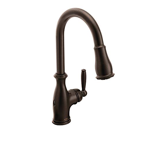 Up To 40% OFF Moen Brantford Motionsense Wave Touchless One-Handle Pulldown Kitchen Faucet Featuring Reflex, Oil Rubbed Bronze (7185EWORB)