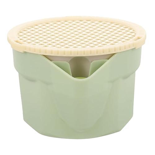 NIDONE Fioriera per Erba per Gatti, fioriera per Erba per Gatti Scatola per Tazza di Erba per Gatti idroponica in plastica da 3,5 Pollici Facile da Coltivare Kit per Coltivazione di Erba di Grano