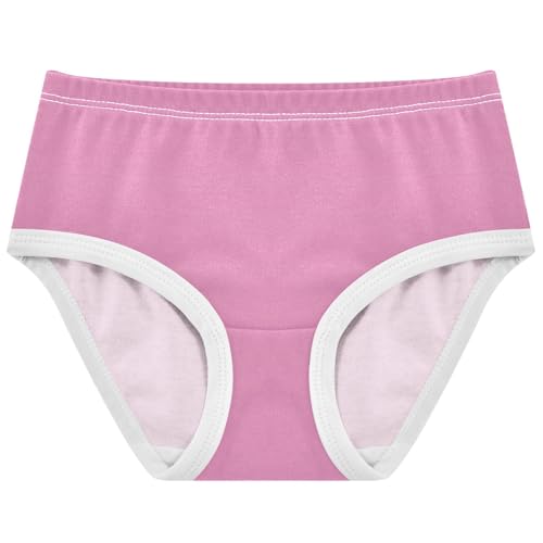Joisal Toddler Girls Underwear 2t Cotton Panties Little Girl Print Briefs Underpants Flamingo Pink