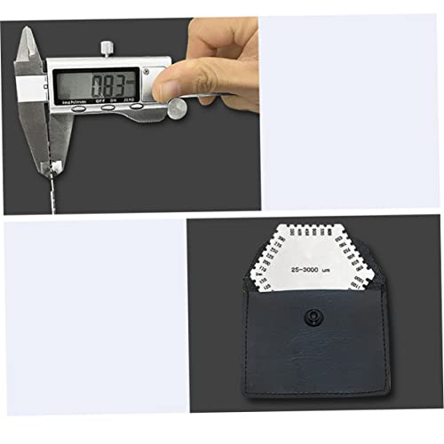 ULTECHNOVO Calibrador de Película Húmeda Acero Inoxidable Medidor Hexagonal de Grosor para 25-3000um miniatura 3