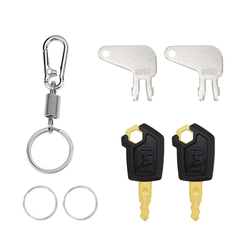 4pc 5P8500 5P-8500 Cat Keys and 8398 Battery Disconnect Key