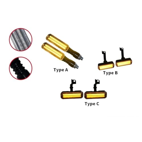 Luces de señal de giro para motocicletas TS-ZX15C indicadores de dirección 12V 6