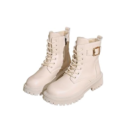 Bota Coturno Feminina Forrada com Lã – Estilo Urbano e Conforto – Solado Tratorado Antiderrapante – Tamanho 37 – Casual e Fashion