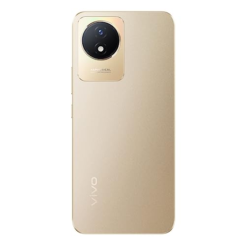 Image of INCREDIBLEINDIA Back Panel | Back Housing | Back Replacement Battery Door for VIVO Y02T | VIVO Y02 [ V2252 /V2254 /V2236 ] (Gold)