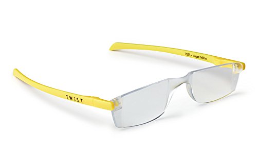 Twist ONE Read Flat Folding Reading Glasses (+3.00, Vegas Yellow)