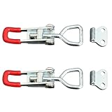 2 Pack Adjustable Toggle Clamp, Quick Release Metal Draw Latch for Door Box Case Trunk