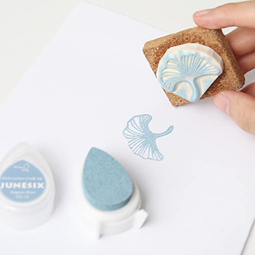 Stamp Pad,17 Colors Water Drop Pigment Ink Pads for Stamps,Scrapbooking Color Painting,Wood, Fabric and Paper Surface. Chalk Sticky Inks for Embossing Powder,(17 Pack) - Thumbnail 3