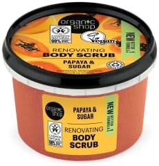 Organic Shop Renovating Body Scrub Papaya, 250 ml