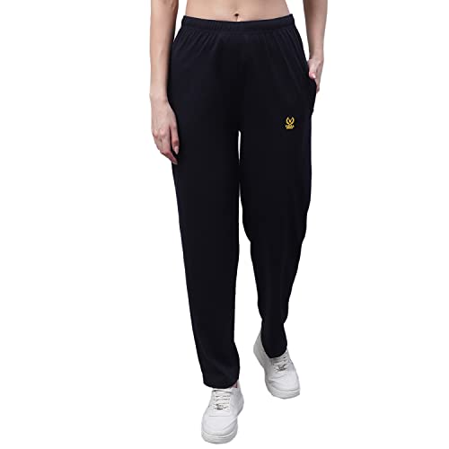 Image of Mack Jonney Regular fit Cotton Trackpant for Women (Pack of 2)-D10 BLK MLG 002-P
