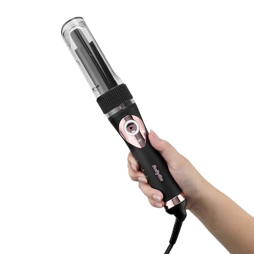 BaByliss Curl Secret Lite - Automatic Hair Curler, Easy Fast Hair Styling, 5 Heat Settings up to 210° - Black & Rose Gold, C1031U - Image 2