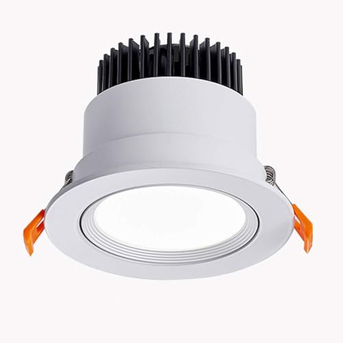 Spot encastrable LED alu blanc pour créer une ambiance de salon chaleureuse