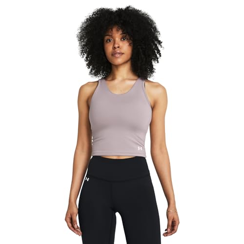 Under Armour Womens Motion Tank TopDISC, (015) Tetra Gray / / White, Large