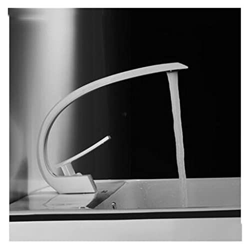 Robinet de lavabo mitigeur salle de bain noir brossé d'eau chaude et froide