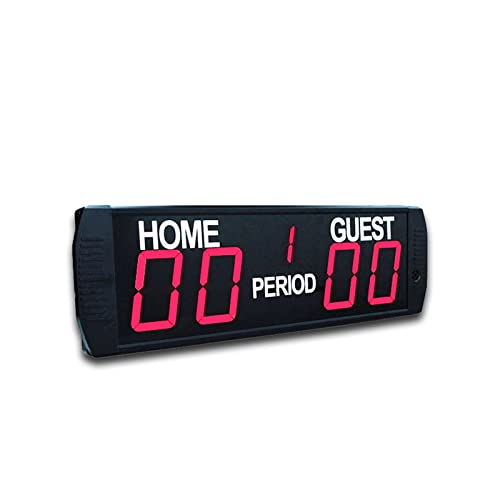 Marcador electrónico LED multisport con control remoto miniatura 2