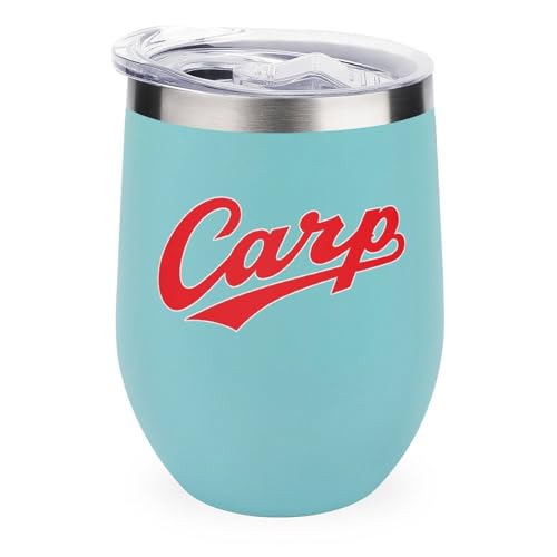 ワインタンブラー 広島 東洋カープ 野球応援 卵殻カップ タンブラー 350ml U字型 コーヒーカップ 蓋付き ステンレス製 魔法瓶 保冷 保温 水筒 直飲み 応援グッズ プレゼント