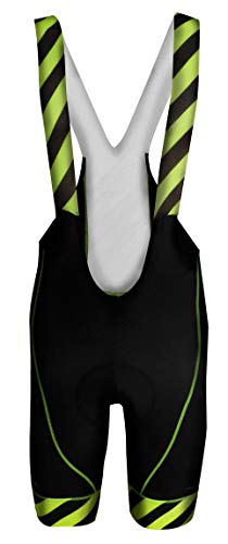 Mauro Ribeiro Sports Tecno Bretelle para Ciclismo, Verde, G