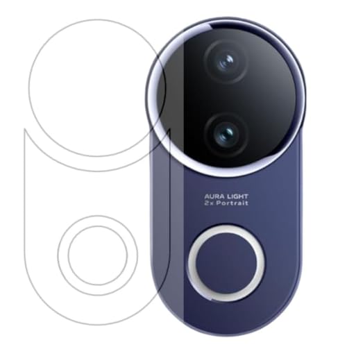 Image of ISAAK Back Camera Lens Guard compatible with Vivo T4R 5G (Pack of 1)