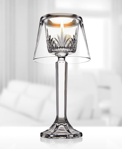 Godinger CH Candle Holder Lamp, Crystal Candle Holder thumb #1