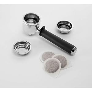 DeLonghi All in One Combination Coffee Maker Espresso Machine Advanced Adjustable Milk Frother for Cappuccino Latte Glass Coffee Pot 10 Cup Black COM532M