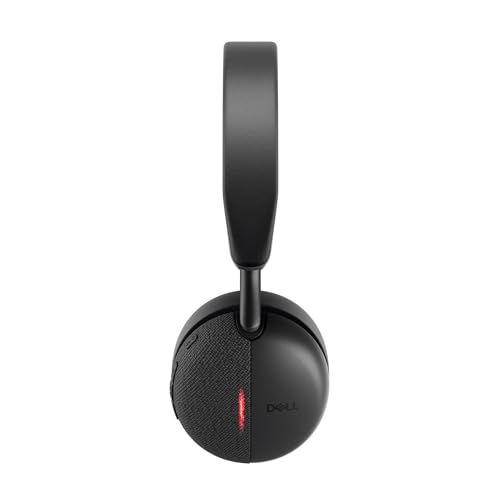 Image of Dell WL5024 Pro Wireless ANC Headset - Hybrid Active Noise Cancellation, AI-Based Noise Cancellation Microphone, Leatherette Headband, Effortless connectivity, Microsoft Teams /Zoom Certified - Black