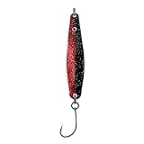 dega jenzi lars hansen jumper freccia per trota di mare con gancio singolo 8 cm 25 g, rosso nero uv