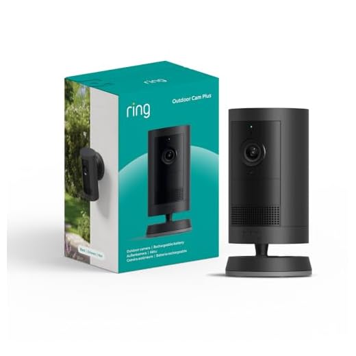 Ring caméra extérieure Plus sans fil (Outdoor Camera Plus Nouvelle génération) | Vidéo grand angle en 2K I Caméra de surveillance à installer soi-même | Essai gratuit de 30 jours de l'abonnement Ring