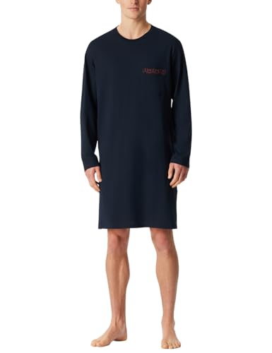 Schiesser Herren Nachthemd lang - Bigshirt - Sleepshirt - Organic Cotton - Comfort Nightwear
