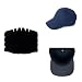 3pk. Black Baseball Caps Crown Inserts, Flexible & Long Lasting Hat Shaper, Foam Hat Liner Support for Snapback Caps, Fitted Caps, Ball Sports Caps and More. 100% Mbg, 1 Free with Purchase of 3 Pk.