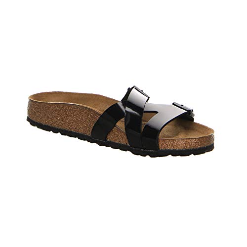 Image of Birkenstock Women's Sandals Mules, Black Narrow, 9